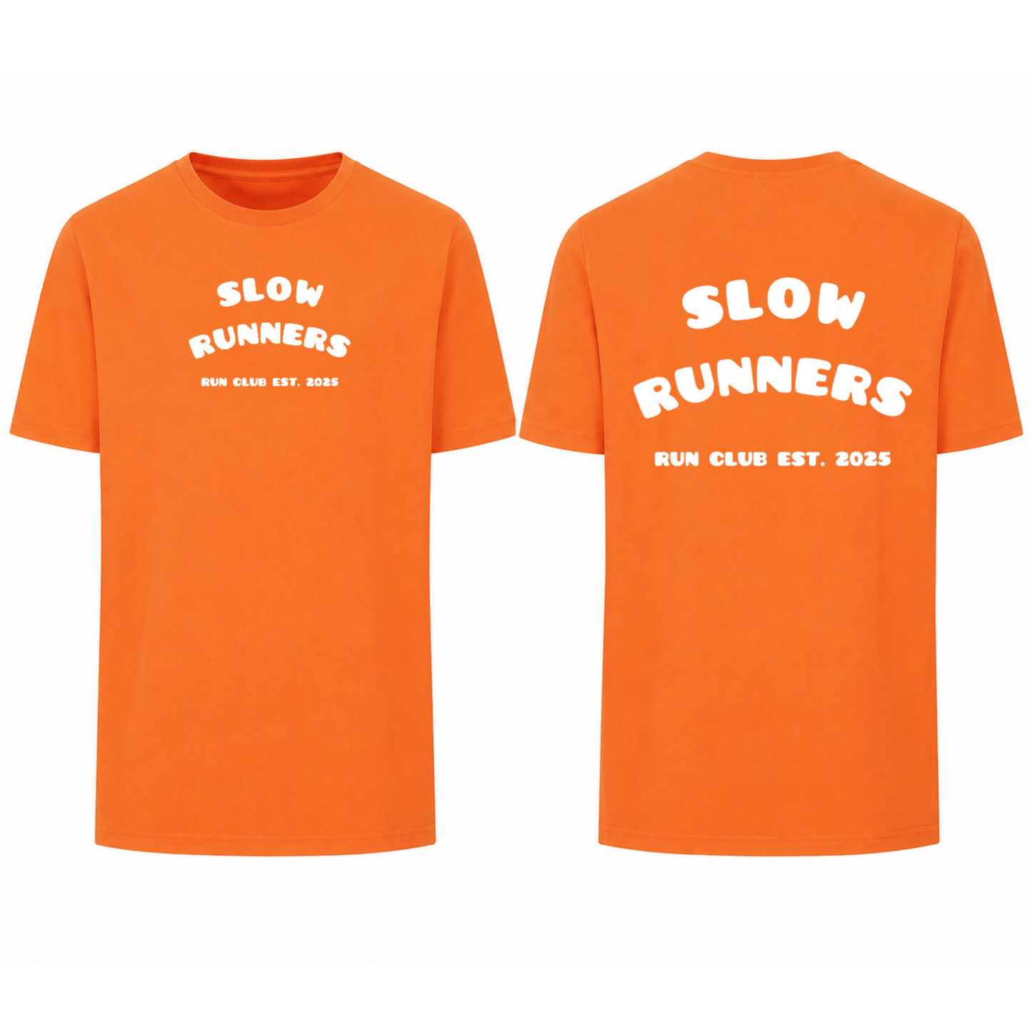 Slowrunners orange T-shirt