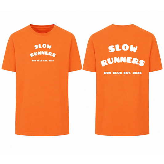 Slowrunners orange T-shirt