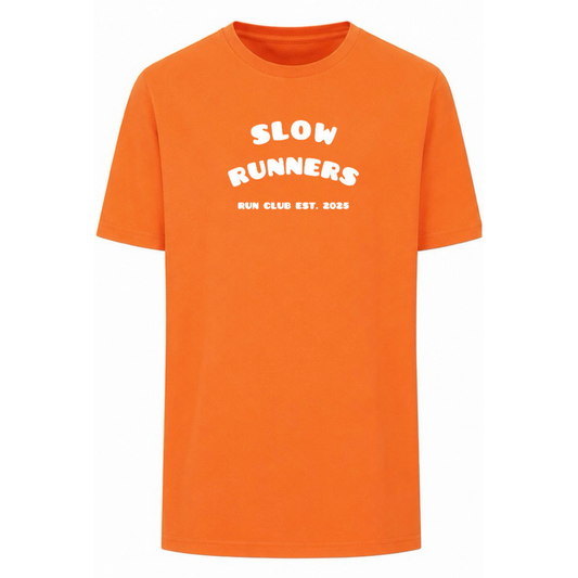 Slowrunners orange T-shirt