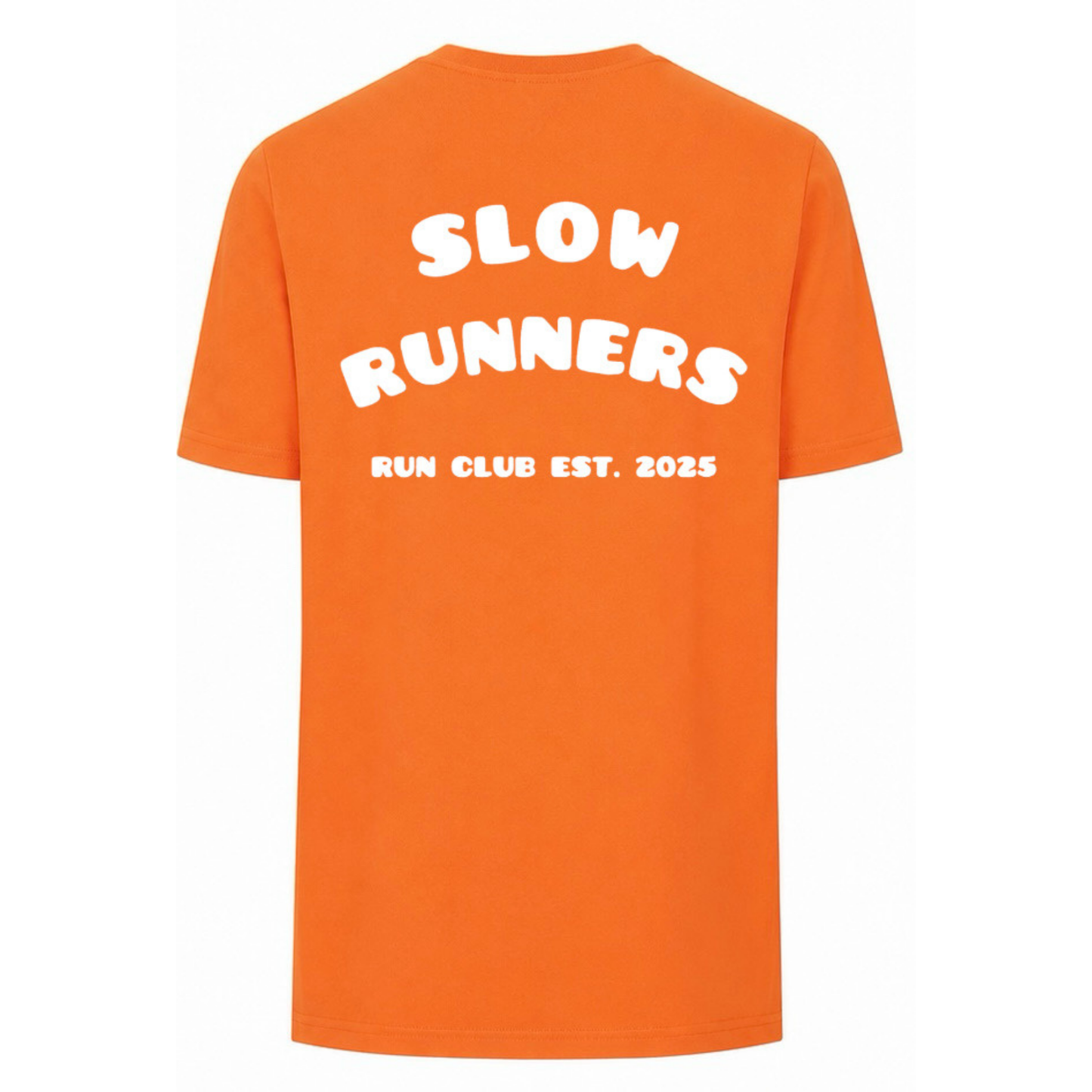 Slowrunners orange T-shirt